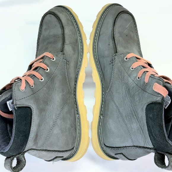 Sorel Madson Moc Toe Boots Mens 10 Quarry Gray Waterproof Leather NM2788-028 main image 11